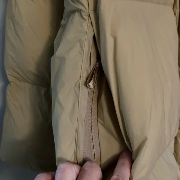 The Arrivals Beige Puffer Jacket - Picture 11 of 13